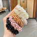 Jewelry WholesaleWholesale rubber band hair ring braided pearl hair tie JDC-HS-HuiDi005 Hair Scrunchies 惠迪 %variant_option1% %variant_option2% %variant_option3%  Factory Price JoyasDeChina Joyas De China