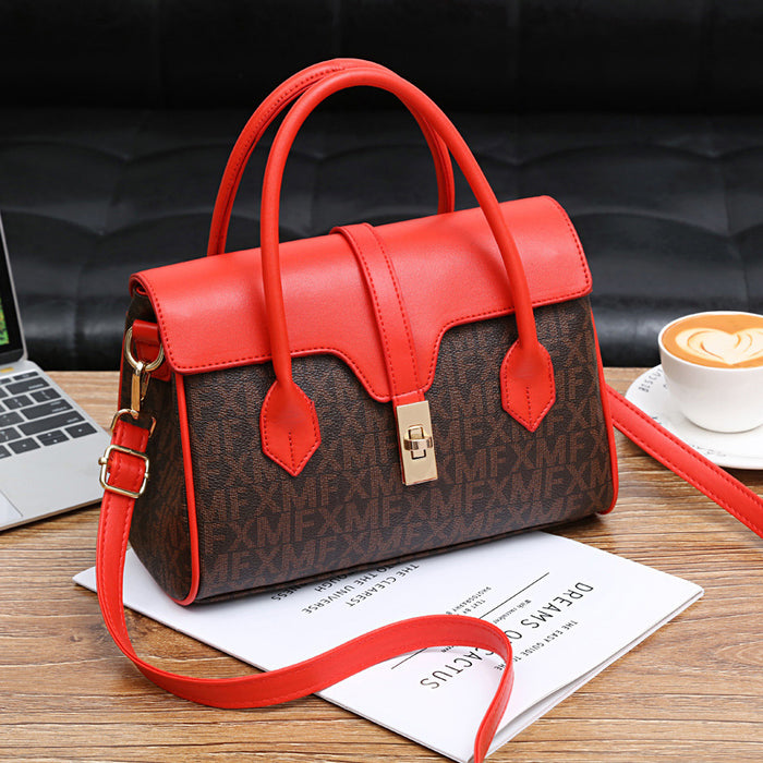 Wholesale Shoulder Bag PU Vintage Print Handbag Diagonal Cross JDC-SD-haim009