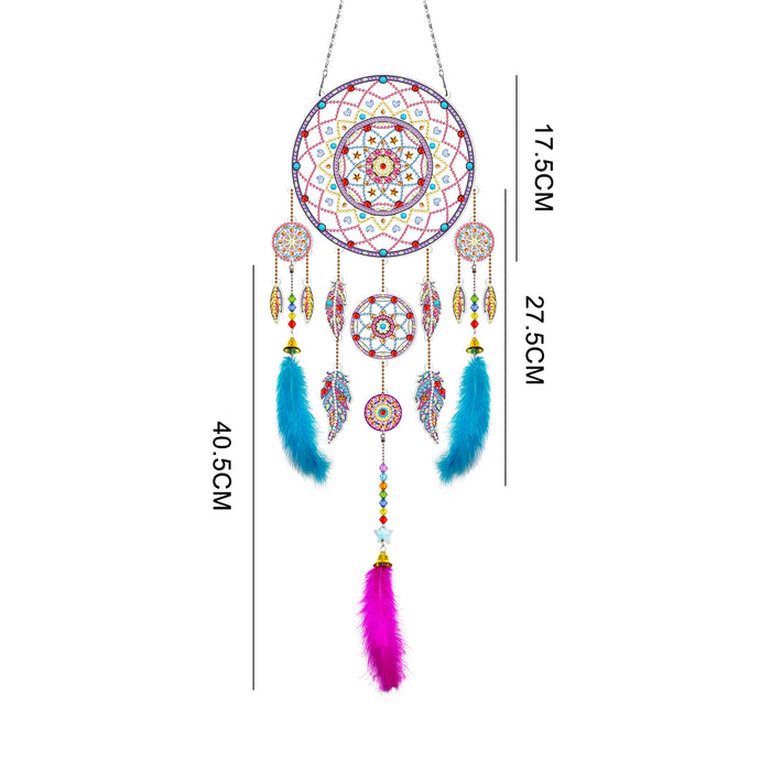 Wholesale Diamond Painting DIY Acrylic Full Drill Dreamcatcher MOQ≥2 JDC-DC-JSen001