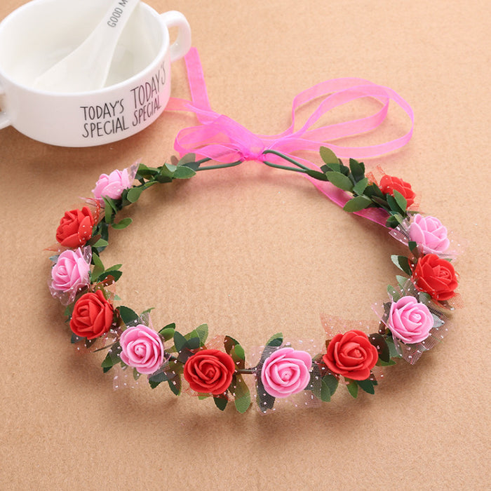 Wholesale Headband Bohemian Plastic JDC-HD-Kuhua007