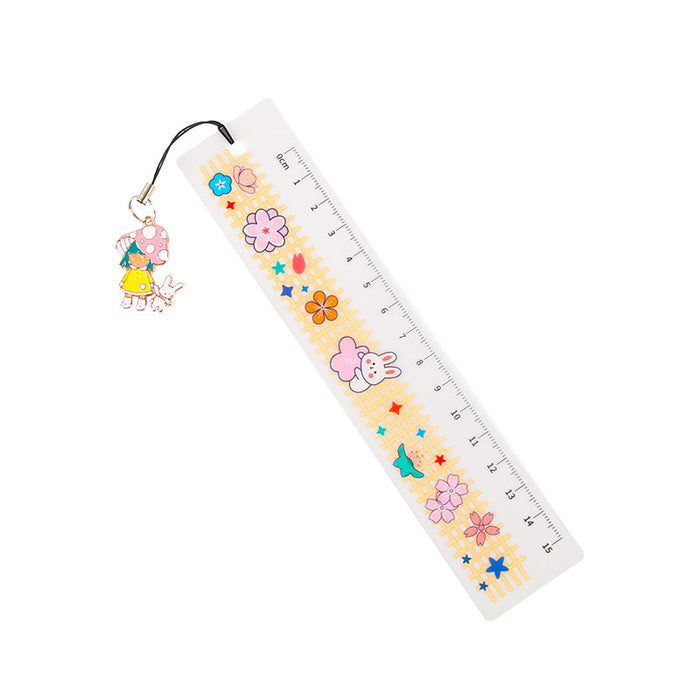 Wholesale Ruler Multifunctional Transparent Bookmark MOQ≥2 JDC-RR-ChiCh001