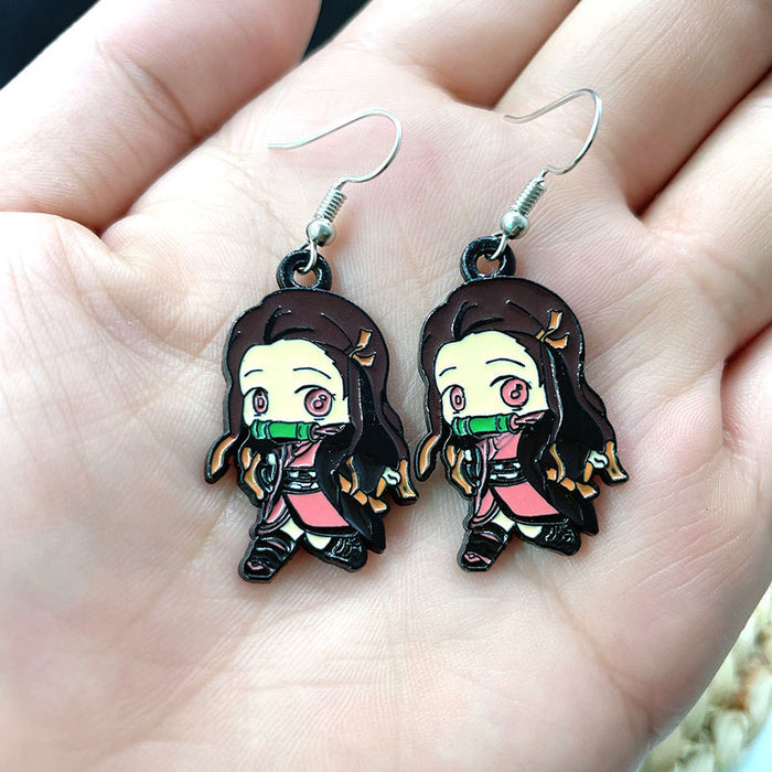 Wholesale Earrings Alloy Anime MOQ≥2 JDC-ES-FuSu014