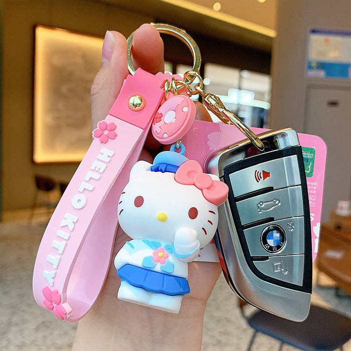 Wholesale keychain pvc sakura diary series car cute bag ornaments JDC-KC-BS014