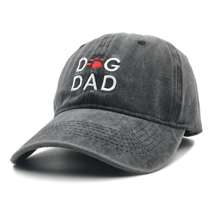 Wholesale Dog Dad Embroidered Cotton Baseball Cap JDC-FH-AXing005