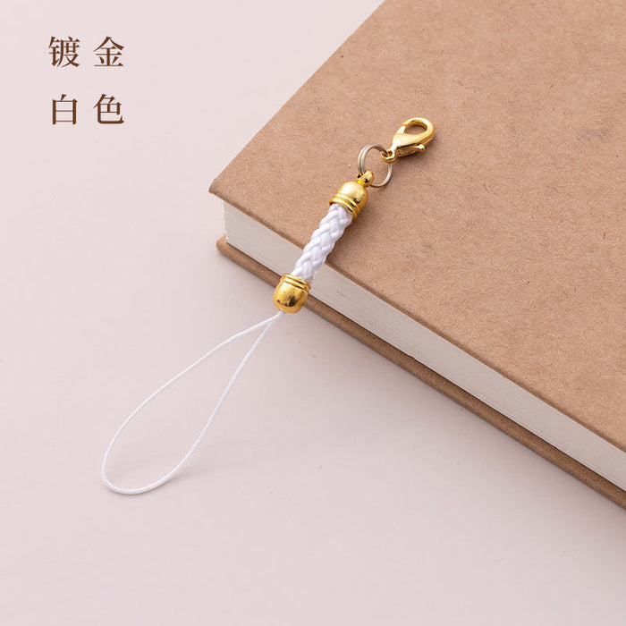 Wholesale Keychain Iron Polyester Handmade Material Accessories Lanyard 10pcs JDC-KC-JuZ002