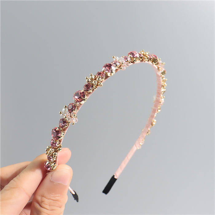 Jewelry WholesaleWholesale Vintage Rhinestone Hair Band JDC-HD-ZC003 Headband 智承 %variant_option1% %variant_option2% %variant_option3%  Factory Price JoyasDeChina Joyas De China