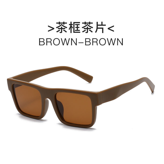 Wholesale Sunglasses PC Square Big Frame JDC-SG-YuX014