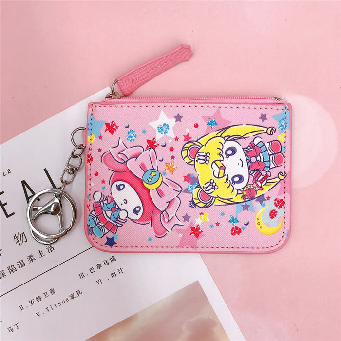 Jewelry WholesaleWholesale Cartoon Rabbit Badge Set with Key Ring Coin Card Holder JDC-WT-YaLL003 Wallet 娅蕾拉 %variant_option1% %variant_option2% %variant_option3%  Factory Price JoyasDeChina Joyas De China