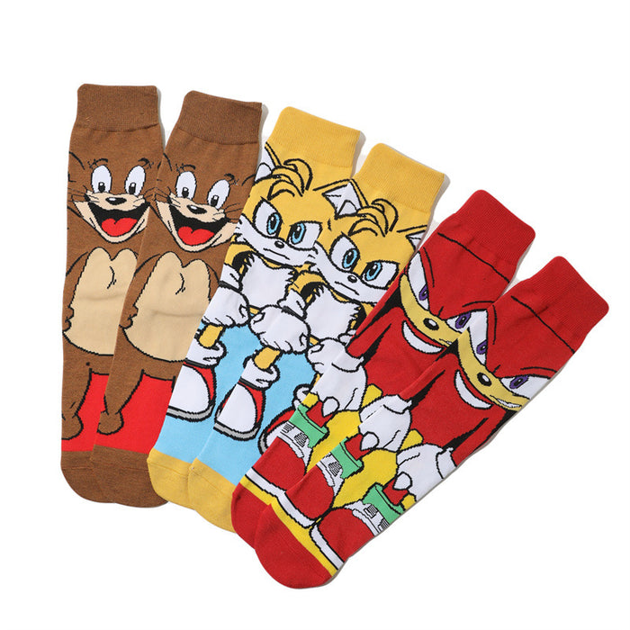 Wholesale Socks Cotton Medium Tube Anime Socks MOQ≥10 JDC-SK-HuiHe029