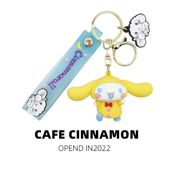 Wholesale Keychain PVC Soft Adhesive Cute Cartoon Creative Ornament JDC-KC-JiaoL017