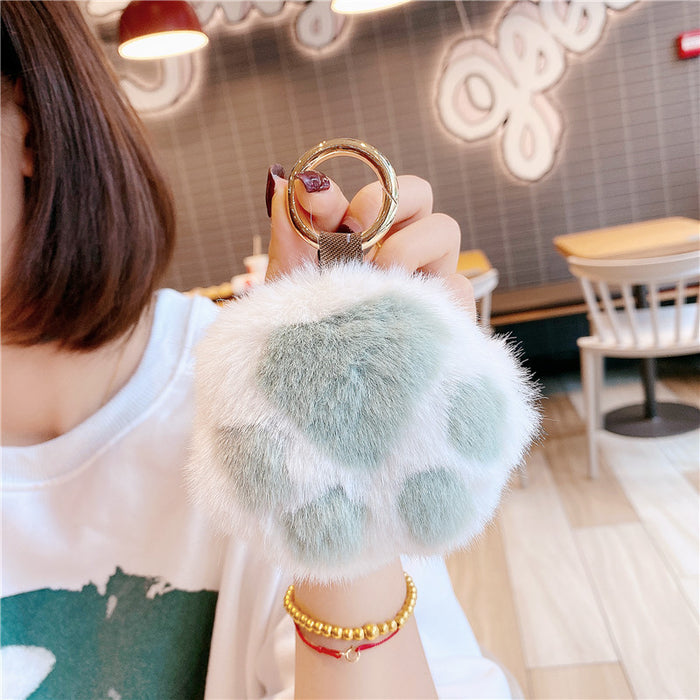 Wholesale Cute Cat's Claw Plush Keychain JDC-KC-YCYK002