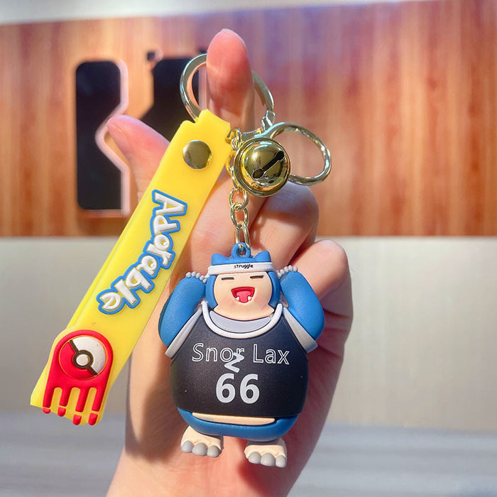 Wholesale Keychain PVC Soft Adhesive Cute Cartoon Doll Keychain (M) JDC-KC-JG272