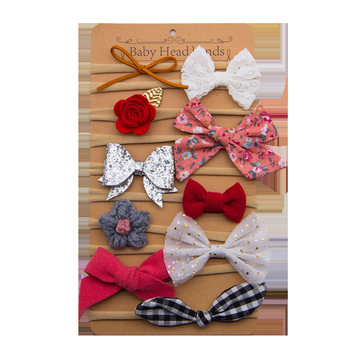 Wholesale baby sweatband female cute princess headband bow MOQ≥3 JDC-HD-AMSR001