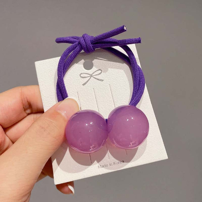 Jewelry WholesaleWholesale color ball jelly hair rope JDC-HS-GSFS009 Hair Scrunchies 夙尚 %variant_option1% %variant_option2% %variant_option3%  Factory Price JoyasDeChina Joyas De China