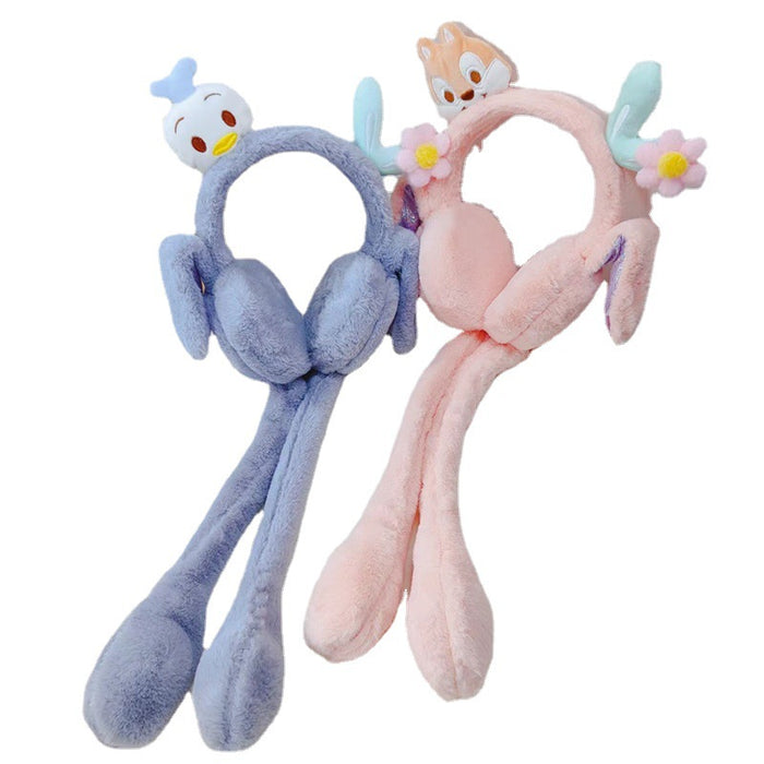 Wholesale Earmuff Plush Warm Winter Thick Cute Cartoon Ears Move (M) MOQ≥3 JDC-EF-AiMan004