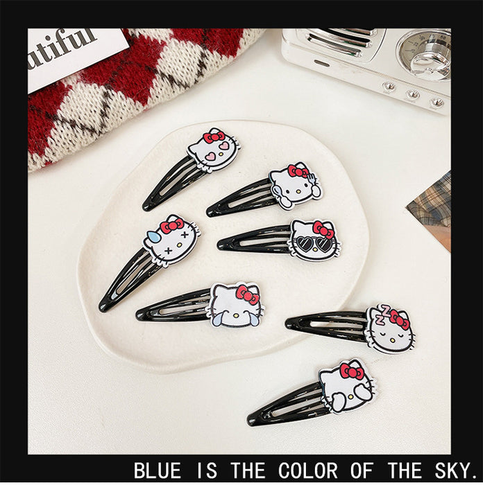 Jewelry WholesaleWholesale cat vintage black-rimmed hairpin JDC-HC-BL001 Hair Clips 冰澜 %variant_option1% %variant_option2% %variant_option3%  Factory Price JoyasDeChina Joyas De China