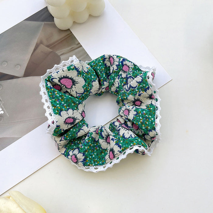 Wholesale broken flower girl sweet hair ring simple and fresh fairy MOQ≥2 JDC-HS-YYang005