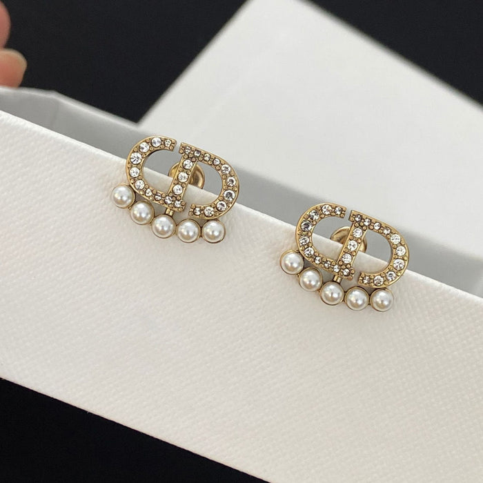 Jewelry WholesaleWholesale Alloy Pearl Earrings MOQ≥2 JDC-ES-LQue001 Earrings 蓝鹊 %variant_option1% %variant_option2% %variant_option3%  Factory Price JoyasDeChina Joyas De China