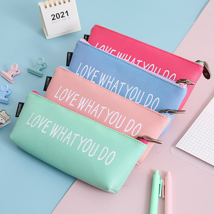 Jewelry WholesaleWholesale PU Leather Pencil Bag MOQ≥2 JDC-PB-XHZ002 Pencil Bags 小猴子 %variant_option1% %variant_option2% %variant_option3%  Factory Price JoyasDeChina Joyas De China