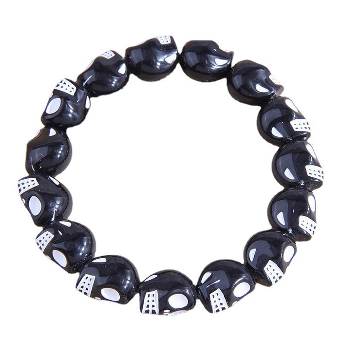 Wholesale Simple Color Skull Personality Temperament Bracelet JDC-BT-WY133