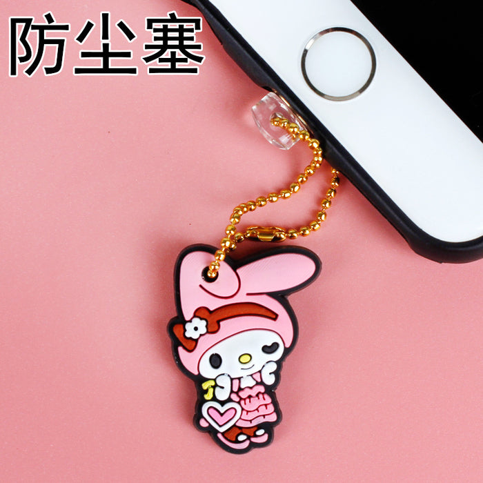 Wholesale Mobile Phone Dust Plug PVC Cute Cartoon Pendant MOQ≥3 (S) JDC-PC-ZhongJ021