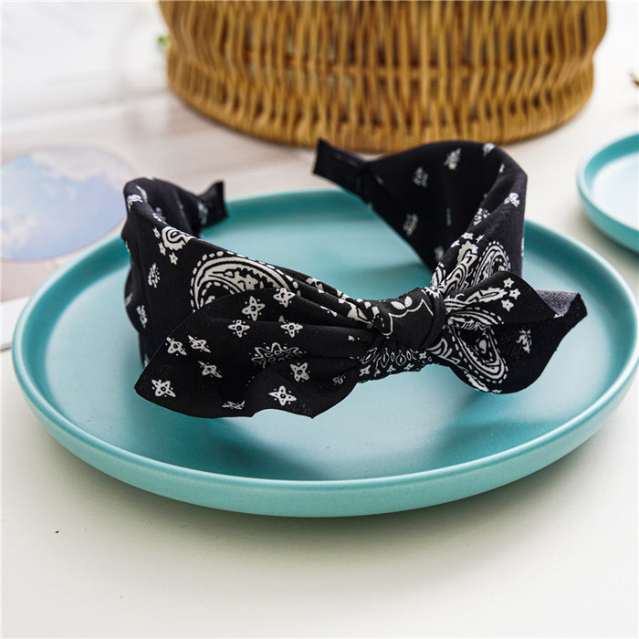 Wholesale Headband Fabric Bow JDC-HD-ST001