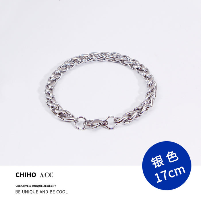 Jewelry WholesaleWholesale stainless steel bracelet couple high feeling Bracelet JDC-BT-ZhangM007 Bracelet 展梦 %variant_option1% %variant_option2% %variant_option3%  Factory Price JoyasDeChina Joyas De China