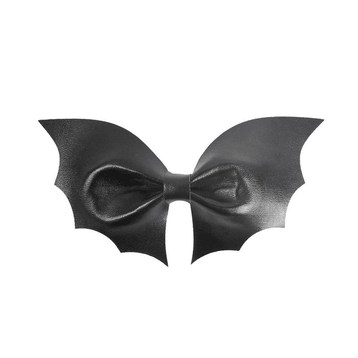 Wholesale Hair Clips Leather Black Bat Halloween MOQ≥5 JDC-HC-HaiS002