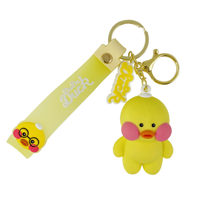 Wholesale cute ocean series creative duckling bag car key pendant JDC-KC-SCheng022