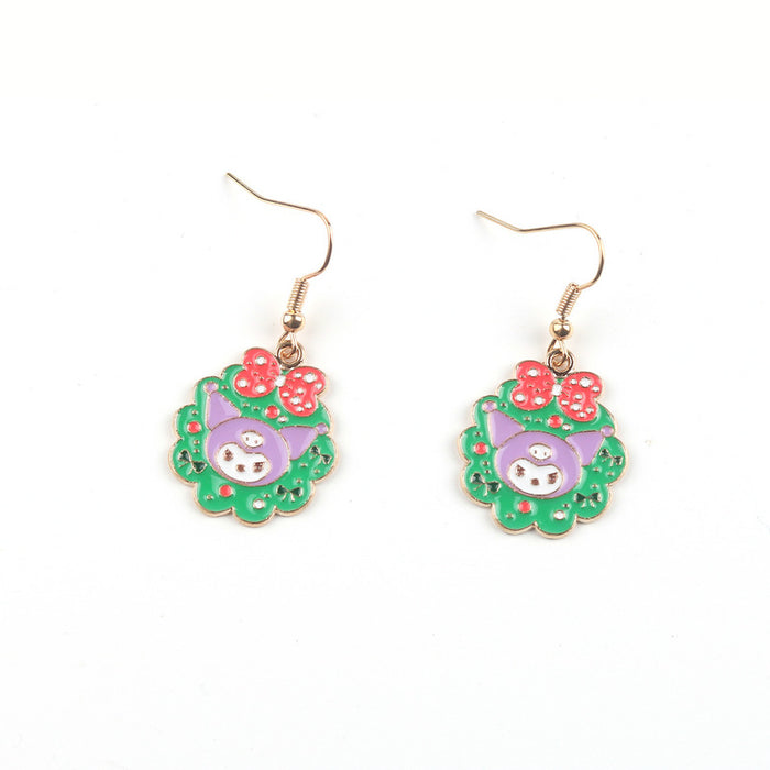 Wholesale Christmas Alloy Earrings JDC-ES-FuYu001