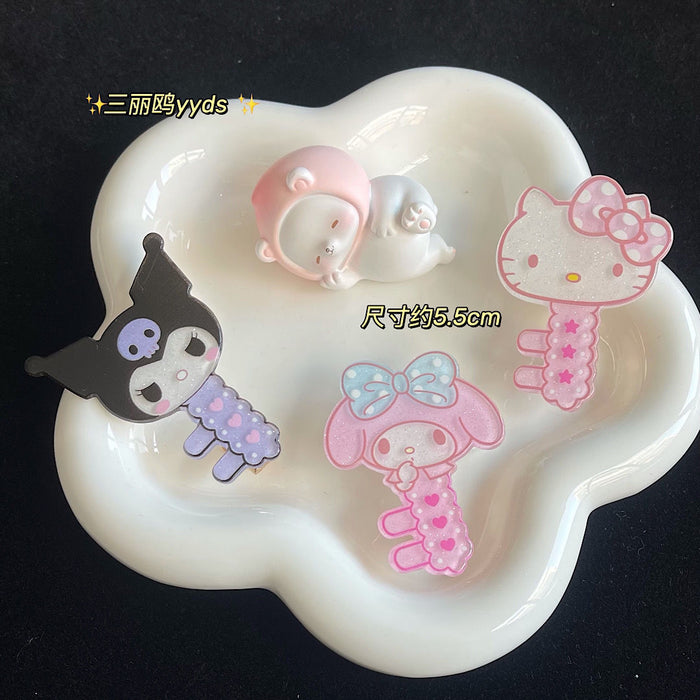 Wholesale cute key hairpin cartoon girl student bangs side clip JDC-HC-ZhiX003