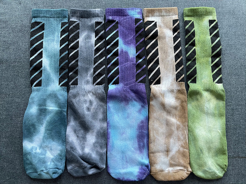 Jewelry WholesaleWholesale ink splash art socks color men's and women's tie-dye cotton socks JDC-SK-LeKa002 Sock 乐卡 %variant_option1% %variant_option2% %variant_option3%  Factory Price JoyasDeChina Joyas De China