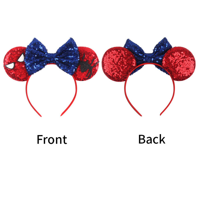 Jewelry WholesaleWholesale Cartoon Buckle Sequin Bow Party Decoration Kids Hairband JDC-HD-ZheZe002 Headband 哲泽 %variant_option1% %variant_option2% %variant_option3%  Factory Price JoyasDeChina Joyas De China