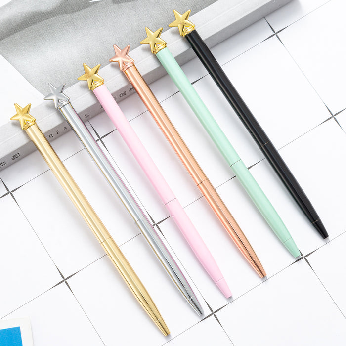 Wholesale Pentagram Metal Ballpoint Pen MOQ≥2 JDC-BP-Huah068