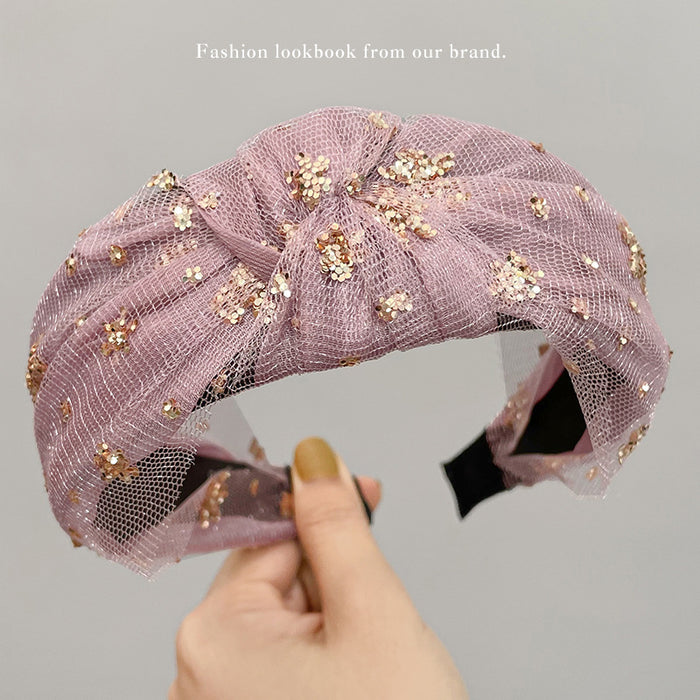 Jewelry WholesaleWholesale cross lace vintage wide-brimmed hair band JDC-HD-HuiY005 Headband 慧逸 %variant_option1% %variant_option2% %variant_option3%  Factory Price JoyasDeChina Joyas De China