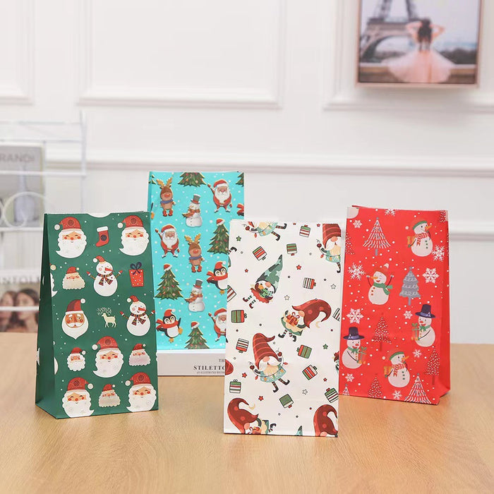 Wholesale Gift Bag Kraft Paper Christmas Gift Bag MOQ≥12 JDC-GB-Ganrui019