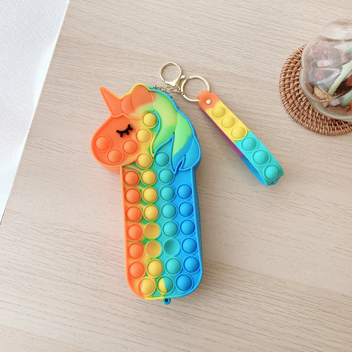 Jewelry WholesaleWholesale pen bag silicone short rope decompression toy pinch music JDC-FT-XuYe006 fidgets toy 旭业 %variant_option1% %variant_option2% %variant_option3%  Factory Price JoyasDeChina Joyas De China