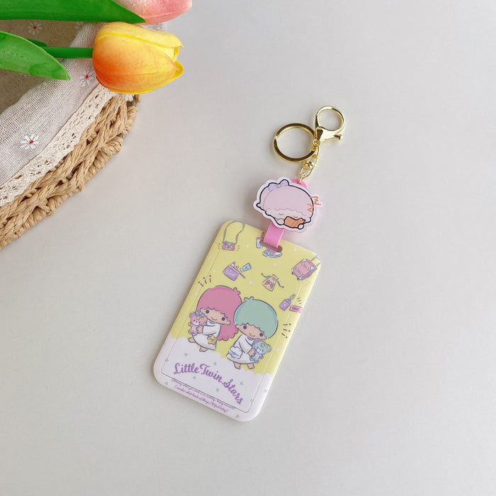 Wholesale Keychain Silicone Cute Cartoon Retractable Bus Card Holder MOQ≥2 (S) JDC-KC-JAD003