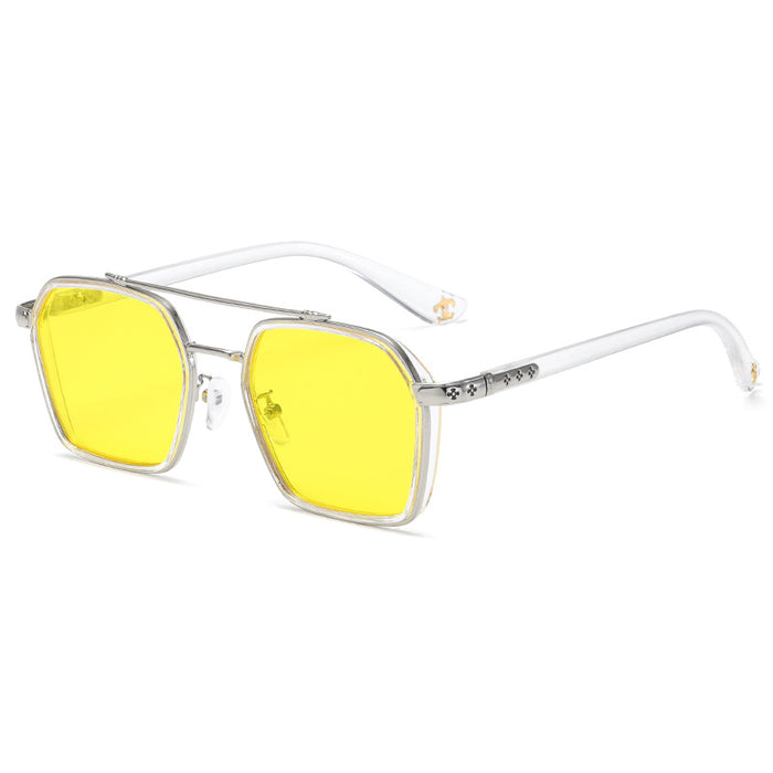 Wholesale Sunglasses PC Lens Plastic Metal Frame MOQ≥2 (F) JDC-SG-QiC002