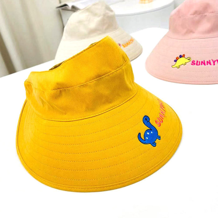 Jewelry WholesaleWholesale Kids Cotton Empty Top Hat Visor Hat JDC-FH-ShuaiR004 Fashionhat 帅睿 %variant_option1% %variant_option2% %variant_option3%  Factory Price JoyasDeChina Joyas De China