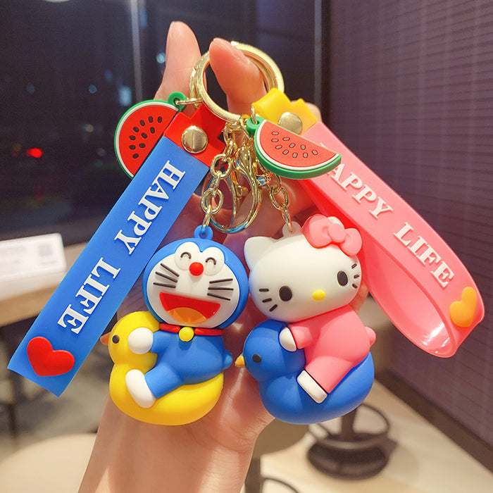 Wholesale Keychains For Backpacks Cartoon PVC Cute Keychain (M) JDC-KC-OShi024