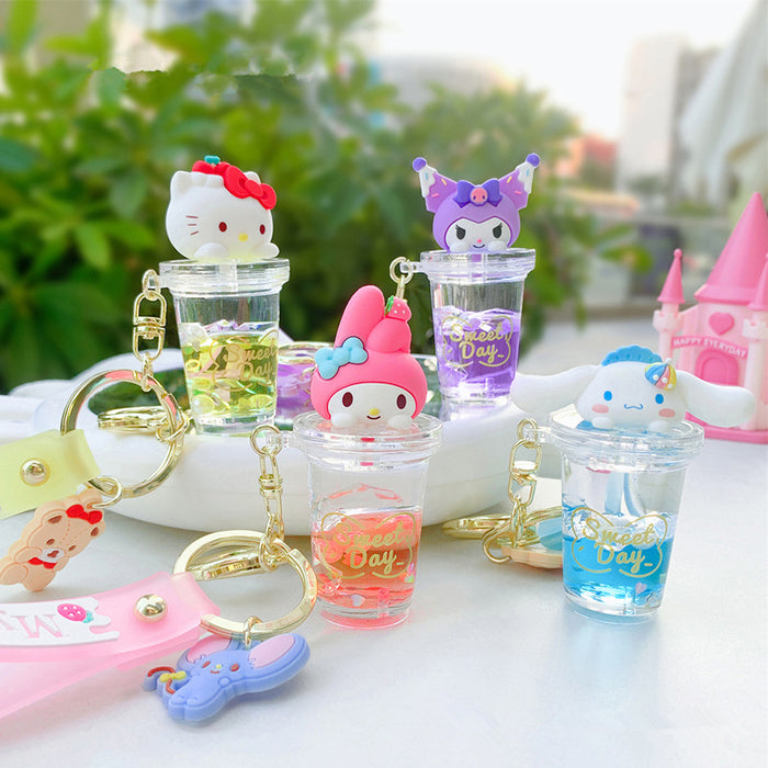 Wholesale Keychains Acrylic Vinyl Oiled Cute Cartoon JDC-KC-JiaoL018