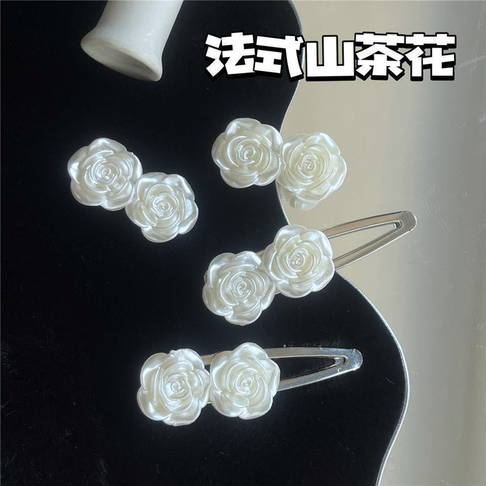 Wholesale hairpin alloy camellia JDC-HC-XingZ012