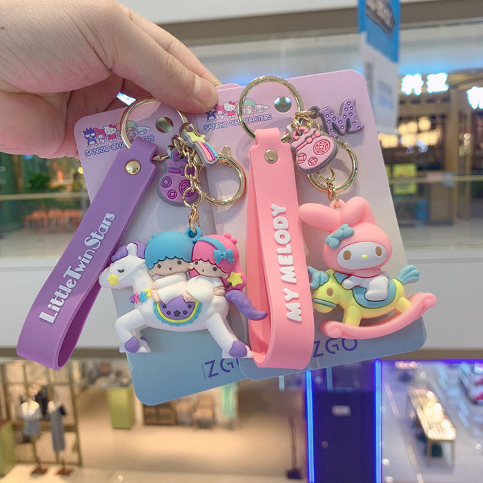 Wholesale Keychains For Backpacks key chain creative cute small pendant bag pendant doll MOQ≥2 JDC-KC-Aolong024