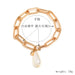 Jewelry WholesaleWholesale Water Drop Pearl Hip Hop Anklet Bracelet Two Piece Set JDC-AS-Ly011 Anklets 乐钰 %variant_option1% %variant_option2% %variant_option3%  Factory Price JoyasDeChina Joyas De China