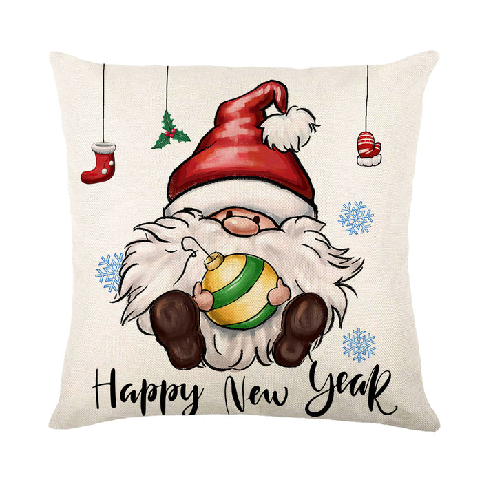 Wholesale Pillowcase Linen Without Pillow Print Christmas MOQ≥2 JDC-PW-Jinze005