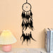 Jewelry WholesaleWholesale wind chimes purple feather weaving dream catcher network MOQ≥2 JDC-DC-JunX009 Dreamcatcher 俊贤 %variant_option1% %variant_option2% %variant_option3%  Factory Price JoyasDeChina Joyas De China