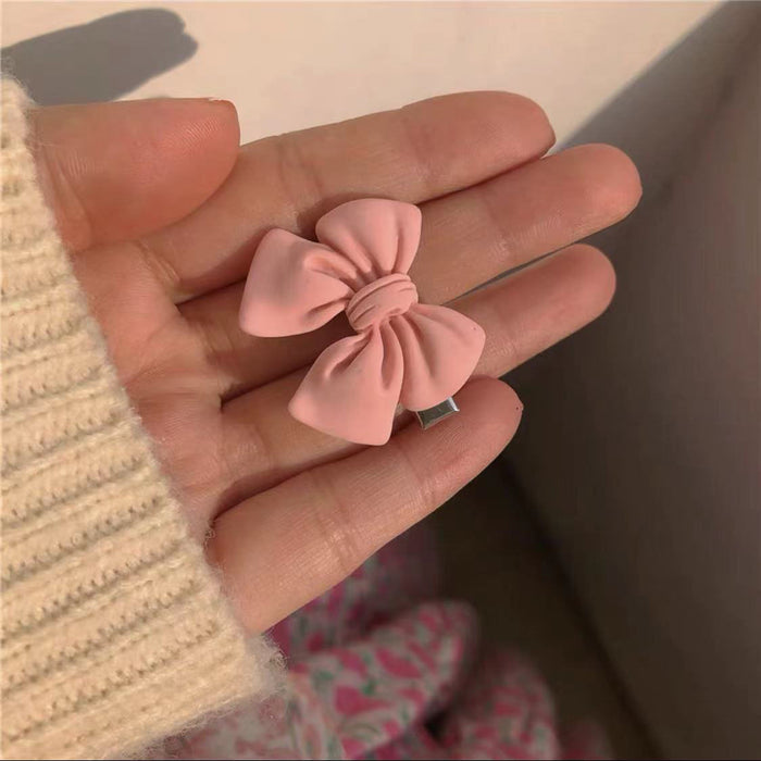 Jewelry WholesaleWholesale pink peach hair clip women pink bow clip JDC-HC-aicc003 Hair Clips 爱瞅瞅 %variant_option1% %variant_option2% %variant_option3%  Factory Price JoyasDeChina Joyas De China