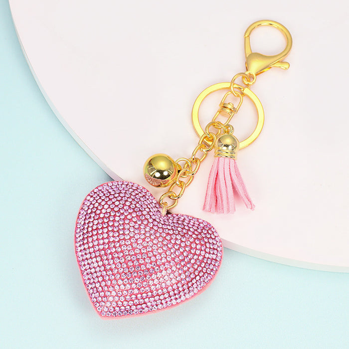 Wholesale Love Hair Ball Zinc Alloy Keychain JDC-KC-DeH002