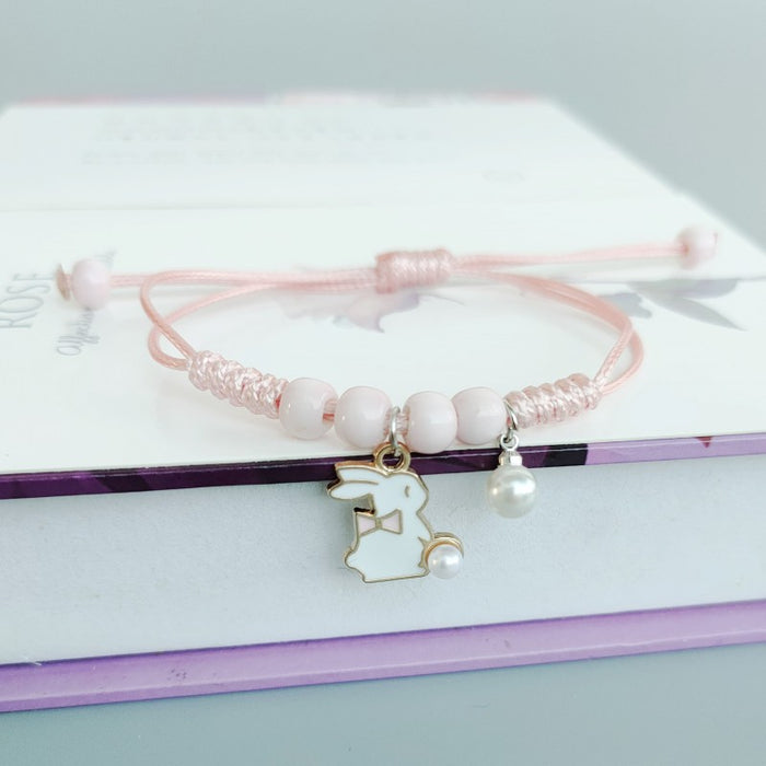 Wholesale Cute Cartoon Moon Rabbit Bracelet Jewelry JDC-BT-XiangZ005